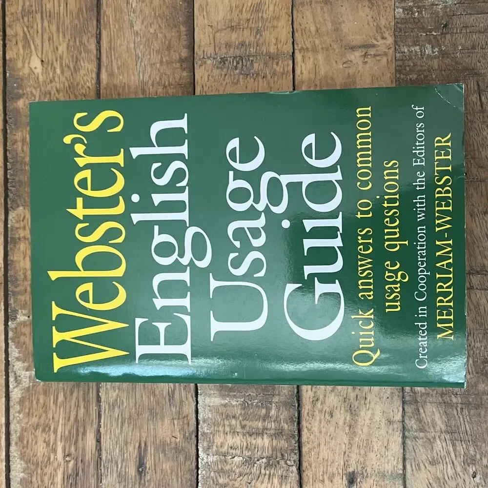 Webster's Dictionary's Thesaurus Punctuation & English Usage Book Lot of 4